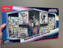 Pokemon TCG Prismatic Evolutions Premium Figure Collection Sealed X 10 - Image 1