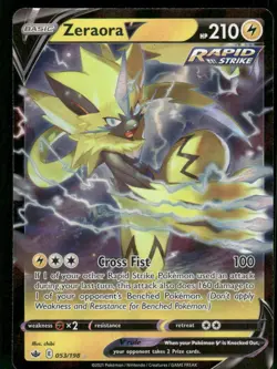 Zeraora V 053/198 Ultra Rare Holo NM Pokemon SWSH06: Chilling Reign - Image 1
