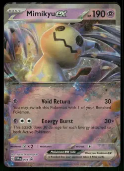 Mimikyu ex - 004 Promo Holo NM Pokemon SV: Scarlet & Violet Promo Cards - Image 1
