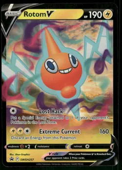 Rotom V - SWSH257 Promo Holo NM Pokemon SWSH: Sword & Shield Promo Cards - Image 1