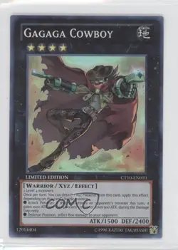 Gagaga Cowboy YuGiOh Series 10 Collectors Tins Limited Edition Promo #CT10-EN010 - Image 1