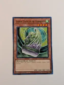 Yugioh TCG - 1x Barrier Statue of the Stormwinds - MAGO-EN114 - NM - 1st - Rare - Image 4