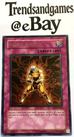 YUGIOH - RISING ENERGY - CRV-EN056 - ULTIMATE RARE - NM - CYBERNETIC REVOLUTION - Image 1