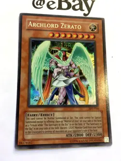 YUGIOH - ARCHLORD ZERATO - AST-034 - ULTRA RARE - NEAR MINT - ANCIENT SANCTUARY - Image 2