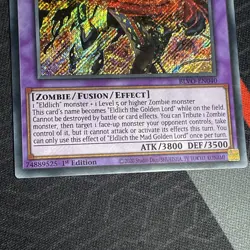 Yugioh! Eldlich the Mad Golden Lord - BLVO-EN040 - Secret Rare - 1st Edition - Image 4