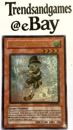 YUGIOH - LUCKY PIED PIPER - TAEV-EN021 - ULTIMATE RARE - NM - TACTICAL EVOLUTION - Image 1