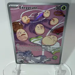Pokemon Exeggcute Illustration Rare Scarlet & Violet Surging Sparks 192/191 - Image 1