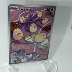 Pokemon Exeggcute Illustration Rare Scarlet & Violet Surging Sparks 192/191 - Image 3