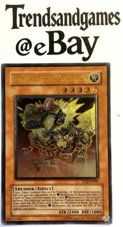 YUGIOH - SUPER ELECTROMAGNETIC VOLTECH DRAGON - EOJ-EN031 - ULTIMATE RARE - NM - Image 1