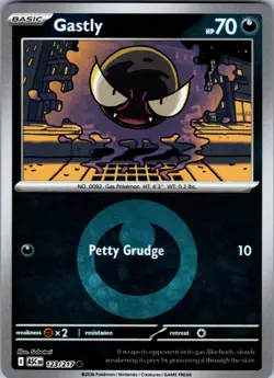 Gastly (Energy Symbol Pattern) 123/217 Ascended Heroes Pokemon Reverse Holo NM - Image 1