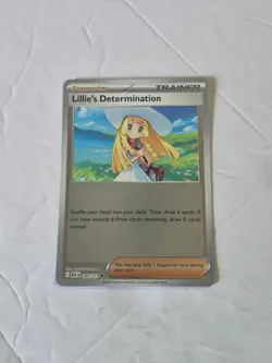 Lillie's Determination 192/217 Uncommon Ascended Heroes Pokemon Reverse Holo NM - Image 1