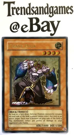 YUGIOH - GRAVE OHJA - TLM-EN017 - ULTIMATE RARE - NEAR MINT - THE LOST MILLENIUM - Image 1