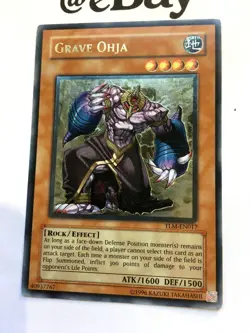 YUGIOH - GRAVE OHJA - TLM-EN017 - ULTIMATE RARE - NEAR MINT - THE LOST MILLENIUM - Image 3