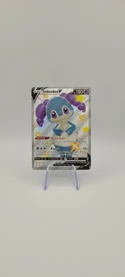 Pokemon TCG: Indeedee V SV114/SV122 Shiny Holo Rare - Shining Fates - NM - Image 2