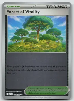 Forest of Vitality 188/217 Uncommon Ascended Heroes Pokemon Reverse Holo NM - Image 1