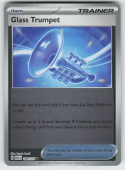 Glass Trumpet 189/217 Common Ascended Heroes Pokemon Reverse Holo Near Mint - Image 1