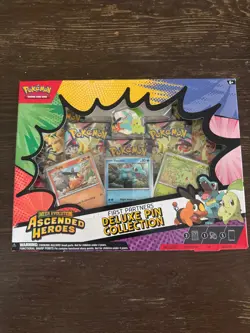 Pokemon Ascended Heroes First Partner Deluxe Pin Collection Sealed New - Image 1