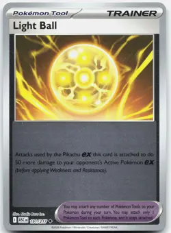 Light Ball 191/217 Uncommon Ascended Heroes Pokemon Reverse Holo Near Mint - Image 1