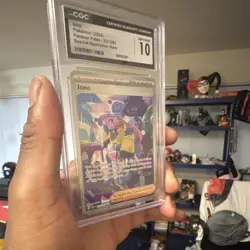 Pokemon TCG CGC 10 Iono #237/091 SV Paldean Fates SIR Holo Eng 2024 - Image 2