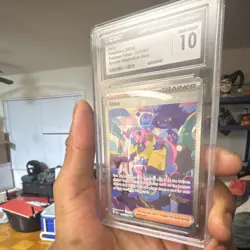 Pokemon TCG CGC 10 Iono #237/091 SV Paldean Fates SIR Holo Eng 2024 - Image 3