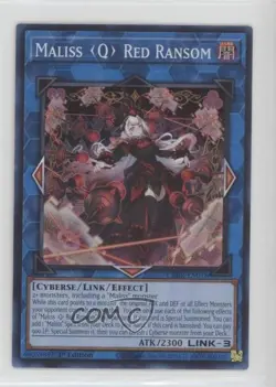 Super Rare - Maliss Q Red Ransom 1st Ed. YuGiOh!: Crossover Breakers - Image 1