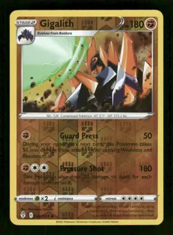 GIGALITH 088/203 RARE EVOLVING SKIES POKEMON REVERSE HOLO NM - Image 1