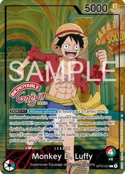 [PREORDER] Exclusive One Piece Musee Grevin Luffy Promo OP13-001 - Image 1