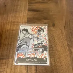 One Piece ST30-001 Luffy and Ace alt art Leader - Image 4