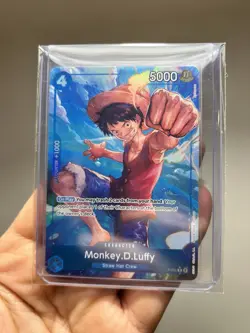 Monkey D Luffy P-055 | Premium Booster The Best Full Art NM One Piece - Image 1