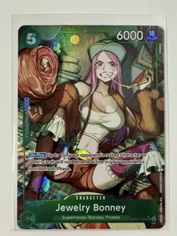 One Piece Card Game - Jewelry Bonney - OP07-026 - Alt Art - English NM - Image 1