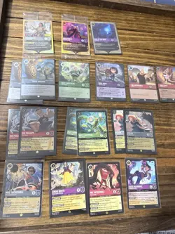 Disney Lorcana Wilds Unknown LOT Of 6 Epic 10 Legendary 3 Promo Cards Tcg Buzz - Image 1