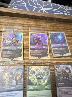 Disney Lorcana Wilds Unknown LOT Of 6 Epic 10 Legendary 3 Promo Cards Tcg Buzz - Image 2