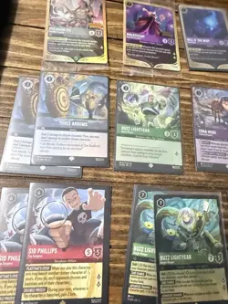 Disney Lorcana Wilds Unknown LOT Of 6 Epic 10 Legendary 3 Promo Cards Tcg Buzz - Image 3