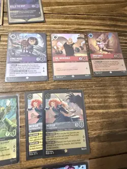Disney Lorcana Wilds Unknown LOT Of 6 Epic 10 Legendary 3 Promo Cards Tcg Buzz - Image 4