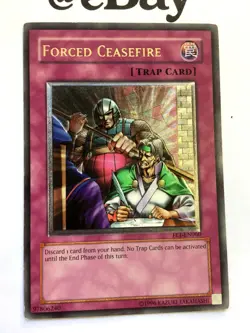 YUGIOH - FORCED CEASEFIRE - FET-EN060 - ULTIMATE RARE - EXC. - FLAMING ETERNITY - Image 2