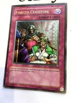YUGIOH - FORCED CEASEFIRE - FET-EN060 - ULTIMATE RARE - EXC. - FLAMING ETERNITY - Image 3