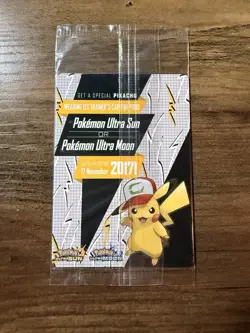 Pokemon TCG Ash's Pikachu SM108 Promo Card 'I Choose You!' Mint Sealed - Image 2