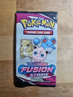 Pokemon Sampling Pack (3 Cards)— Fusion Strike — Fun Pack - RARE Pokemon 21 - Image 1