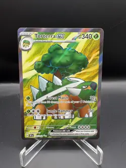Pokemon Torterra EX 185/162 Sv05: Temporal Forces Full Art Holo Card NM - Image 1