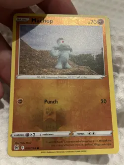 Machop - 086/196 - Reverse Holo - Lost Origin - Pokemon Card - Image 1