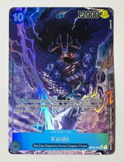 One Piece - Kaido (Alternate Art) OP04-044 Kingdom Of Intrigue English Foil Card - Image 1