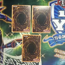 Yugioh! Drop Off LOD-097 Super Rare 1st Edition x3 Playset LP - Image 2