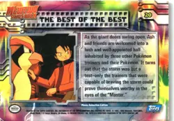 The Best Of The Best #20 Topps The First Movie Trading Cards Pokemon Damaged - Image 2
