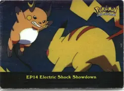 EP14 Electric Shock Showdown #136 Topps Trading Cards Series 2 Pokemon Damaged - Image 1