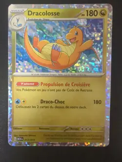 POKEMON MCDONALD CARD PROMO HOLO DRACOLOSSE 012/015 FRENCH Dragonite HP - Image 1