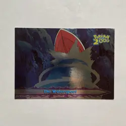 Pokemon The Movie 2000 Topps The Waterspout Foil Trading Card - Image 1