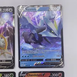Lot Of 6 Pokemon V Cards Rayquaza Arceus Kyurem Mawile Orbeetle Chandelure - Image 4