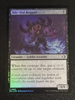 MTG Lorwyn Eclipsed Bile-Vial Boggart Foil 0087 NM - Image 1