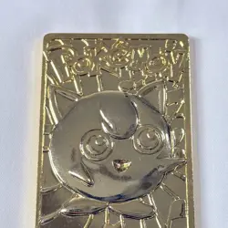 Vintage Pokemon 1999 JIGGLYPUFF Burger King Promo 23k Gold Plated Trading Card - Image 2