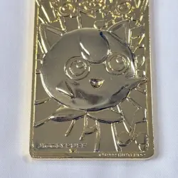 Vintage Pokemon 1999 JIGGLYPUFF Burger King Promo 23k Gold Plated Trading Card - Image 3
